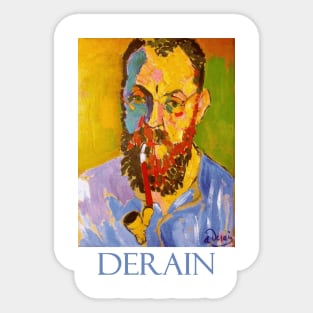 Portrait of Henri Matisse by Andre Derain Sticker